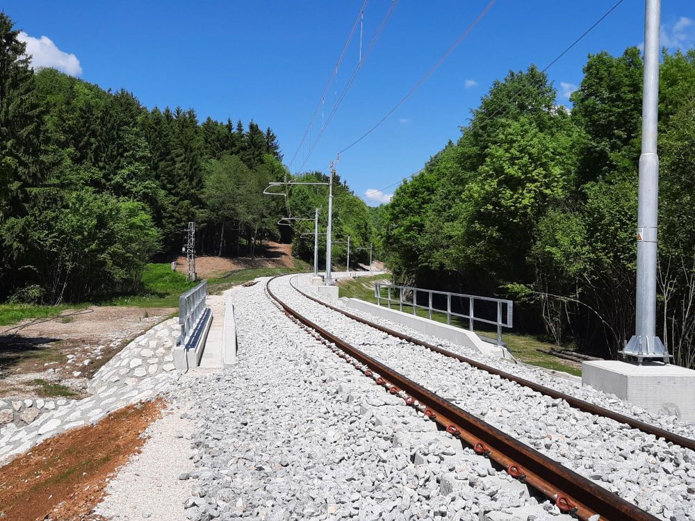 Railway construction project in Slovenia